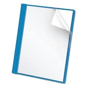Oxford Clear Front Report Cover 8-1/2 x 11", Blue, Pk25 55801